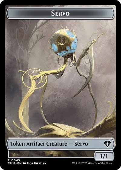 Servo // Knight Double-Sided Token