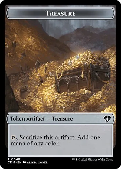 Treasure // Dragon Egg Double-Sided Token