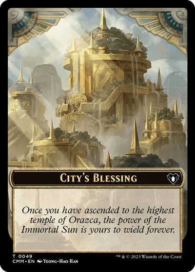City's Blessing // Rat Double-Sided Token - Foil