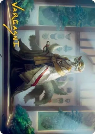 Light-Paws, Emperor's Voice Art Card - Gold Stamped Signature