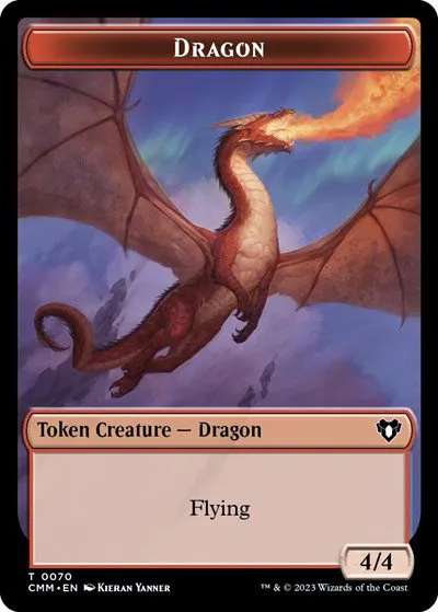Dragon // Kor Ally Double-Sided Token