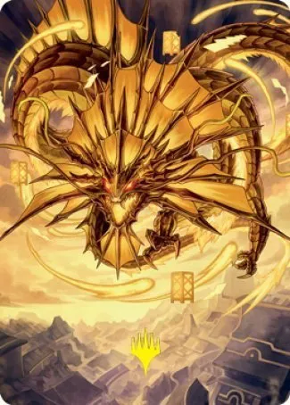 Ao, the Dawn Sky Art Card - Gold Stamped Signature