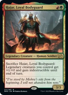 Hajar, Loyal Bodyguard - Foil