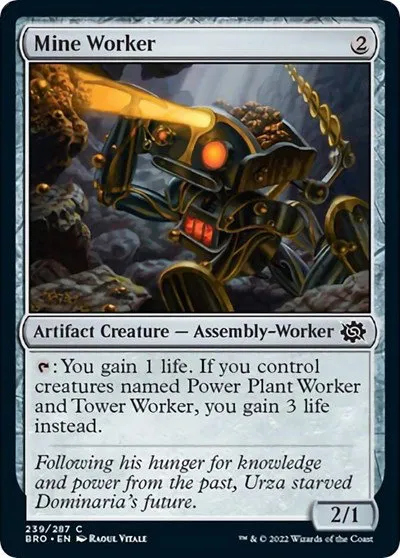 Mine Worker - Foil