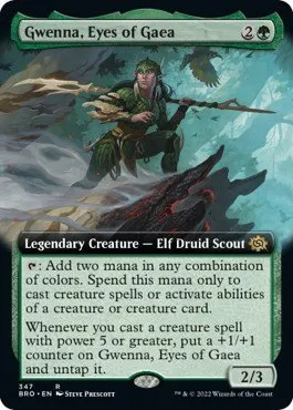 Gwenna, Eyes of Gaea - Foil