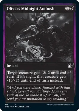 Olivia's Midnight Ambush - Foil
