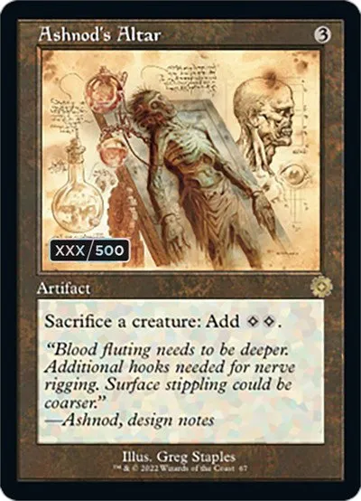 Ashnod's Altar - Serial Numbered
