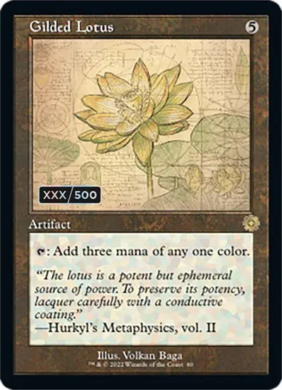 Gilded Lotus - Serial Numbered