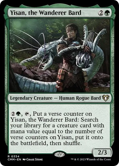 Yisan, the Wanderer Bard - Foil