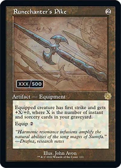 Runechanter's Pike - Serial Numbered