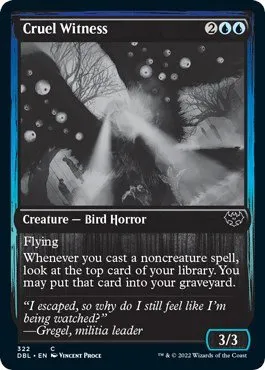 Cruel Witness - Foil