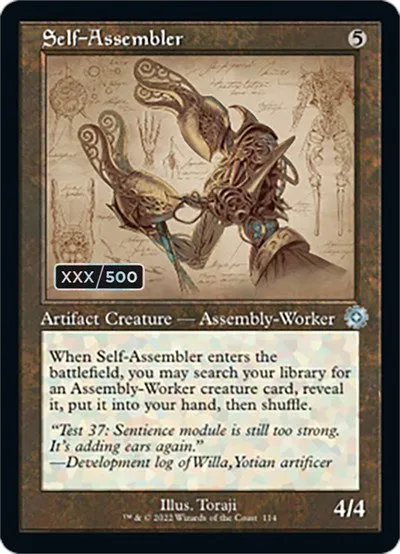 Self-Assembler - Serial Numbered