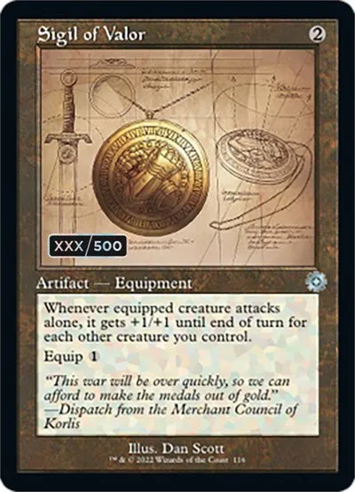 Sigil of Valor - Serial Numbered