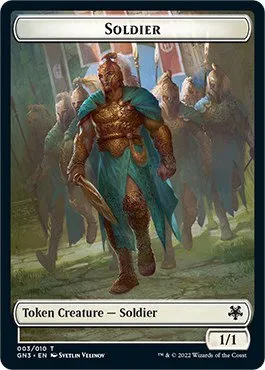 Soldier // Elf Warrior Double-Sided Token