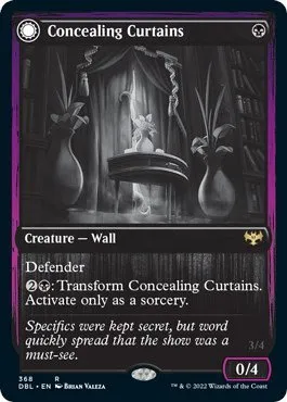 Concealing Curtains - Foil
