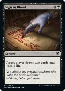 Sign in Blood