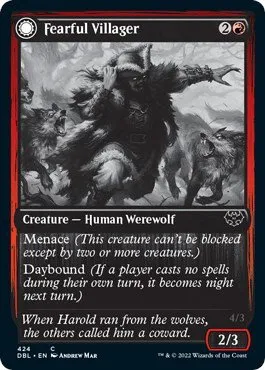 Fearful Villager - Foil