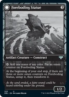 Foreboding Statue - Foil