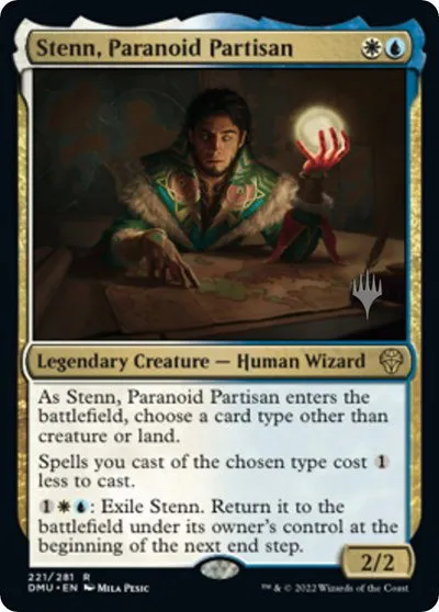 Stenn, Paranoid Partisan - Foil