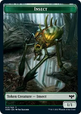 Insect // Wolf (014) Double-Sided Token