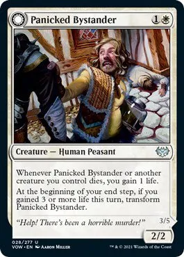 Panicked Bystander - Foil
