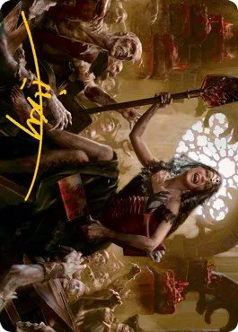 Gisa, Glorious Resurrector Art Card - Gold Stamped Signature