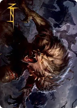 Village Reavers Art Card - Gold Stamped Signature