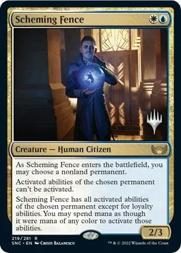 Scheming Fence - Foil