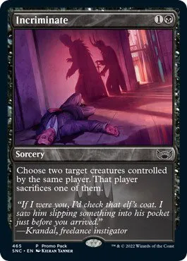Incriminate - Foil