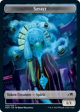 Spirit (002) // Spirit (009) Double-sided Token - Foil