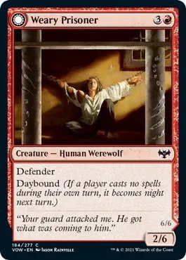 Weary Prisoner - Foil