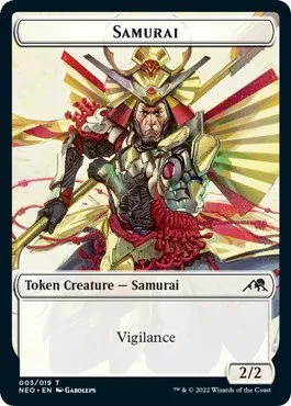 Samurai (003) // Spirit (009) Double-sided Token