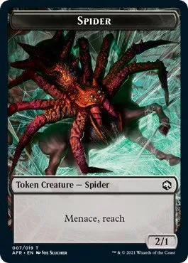 Spider // Guenhwyvar Double-Sided Token