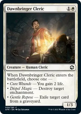 Dawnbringer Cleric - Normal Dawnbringer Cleric