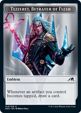 Emblem - Tezzeret, Betrayer of Flesh - Normal Emblem Tezzeret Betraye
