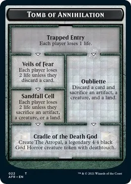 Tomb of Annihilation // The Atropal Double-Sided Token - Foil