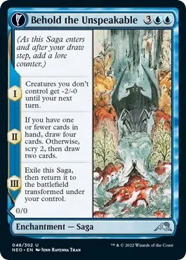 Behold the Unspeakable - Foil