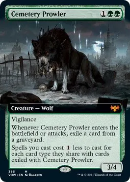 Cemetery Prowler - Foil