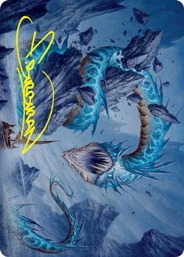 Biolume Serpent Art Card - Gold Stamped Signature