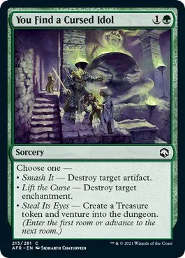 You Find a Cursed Idol - Foil