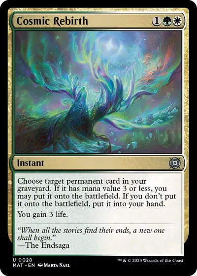 Cosmic Rebirth