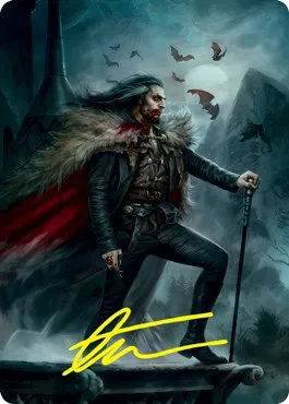 Dracula, Blood Immortal Art Card - Gold Stamped Signature