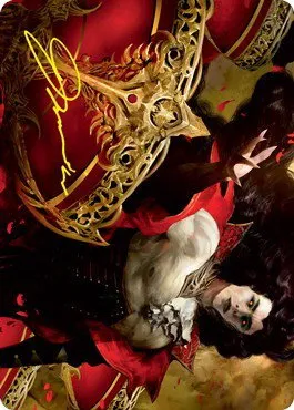 Bloodvial Purveyor Art Card - Gold Stamped Signature