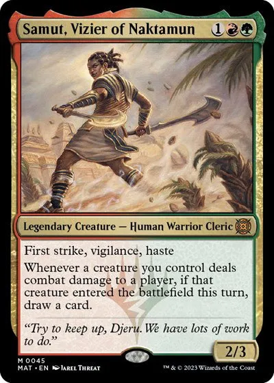 Samut, Vizier of Naktamun - Foil