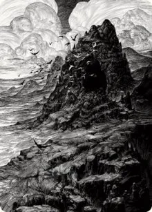 Mountain Art Card