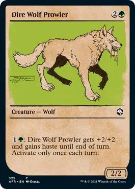 Dire Wolf Prowler - Foil