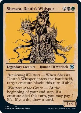 Shessra, Death's Whisper - Foil