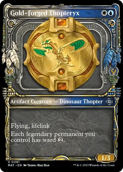 Gold-Forged Thopteryx - Foil
