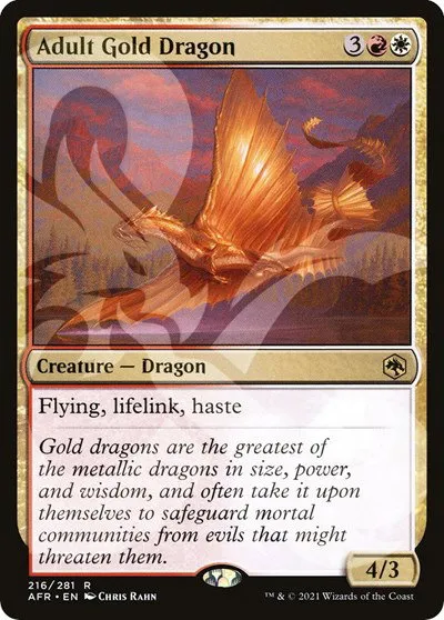 Adult Gold Dragon