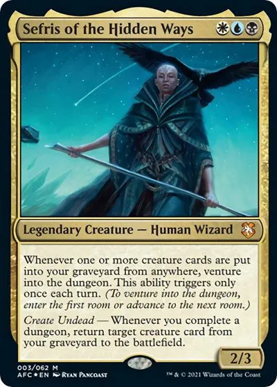 Sefris of the Hidden Ways (Display Commander) - Thick Stock - Display Commander